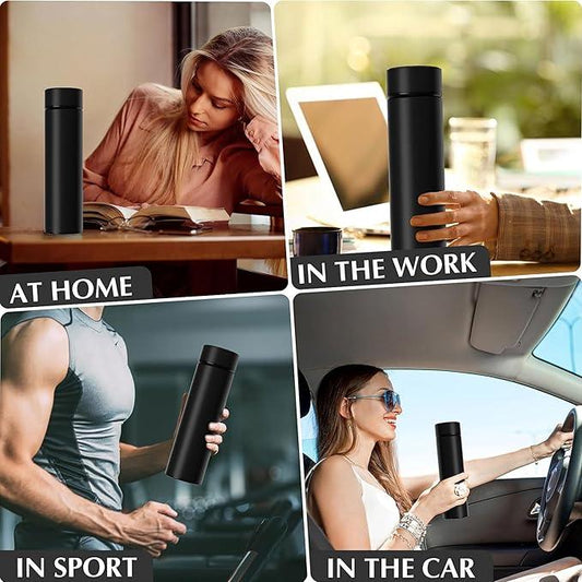 Smart Temperature Display Water Bottle Stainless Steel