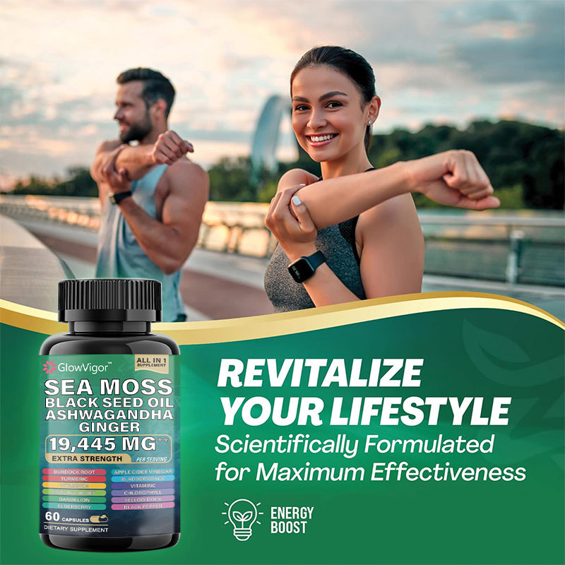 Dynamic Vitality Bundle - Sea Moss Multivitamin &amp; Power Combo with Highly Potent Herbal Ingredients