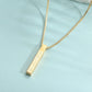 Ayatul Kursi Bar Necklace Gold-Plated