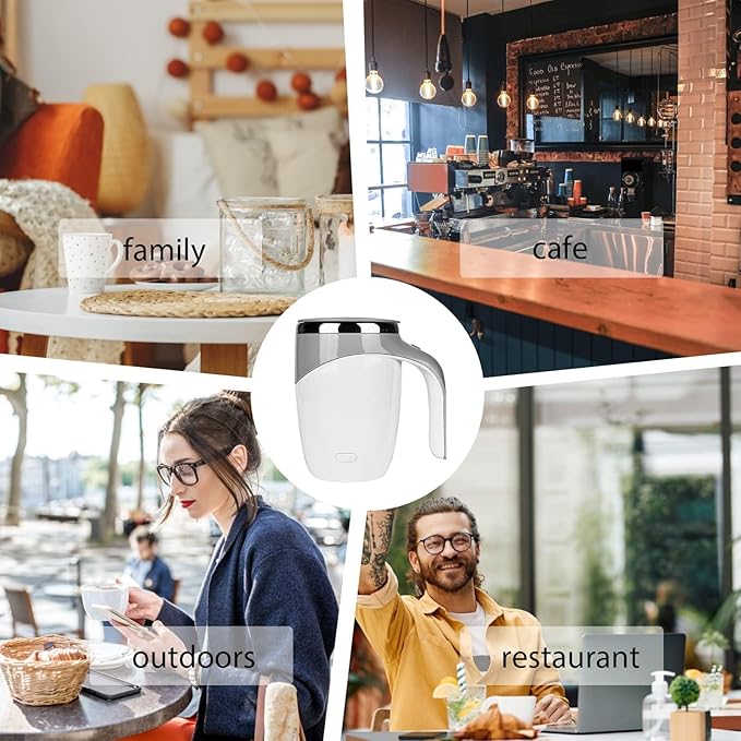 Self-Stirring Mug With Lid 380mL