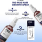 FEG Hair Growth Spray+Derma Roller, Suitable For Men and Women